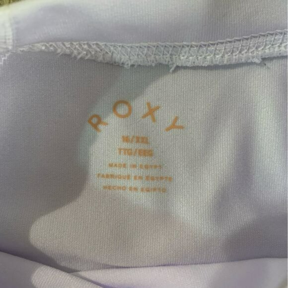 Roxy girls size xxl white and pink swim short sleeve rashguard - Picture 5 of 10